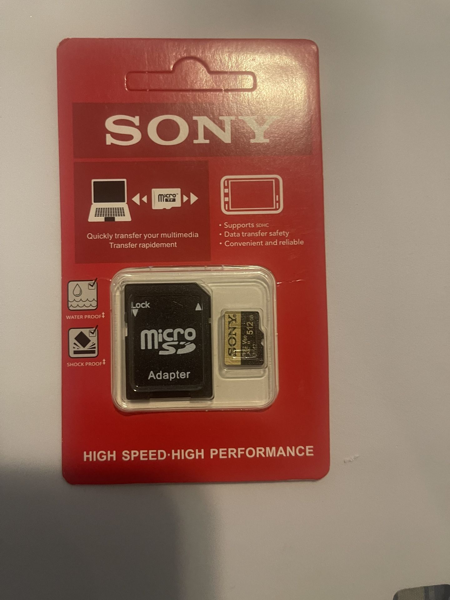 Sony 512GB Micro Sd card 