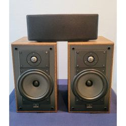 Celestion 5 MKII HiFi Bookshelf Speakers Loudspeakers & Center Speaker, 3pc Set