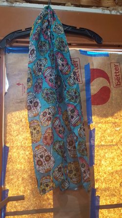 Day of dead/ Sugar skull the scarf
