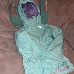 Great North Face Jacket With Matching Color Shoes Size 8 And Jacket Small For Women 
