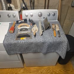 Assorted Drywall/Masonry Trowels, Margin Trowel, Hand Sander, Etc. 