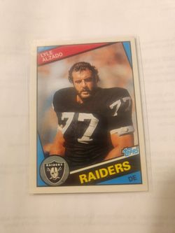 84 Topps Lyle Alzado Trading Card