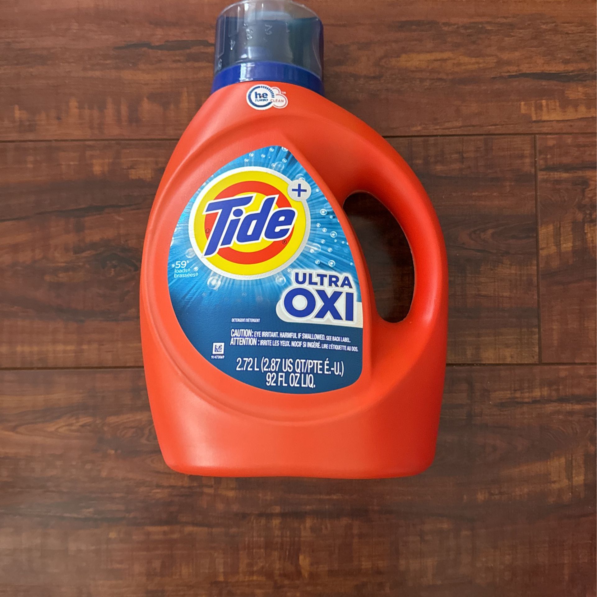 Tide With Ultra OXI Laundry Detergent: 92 oz