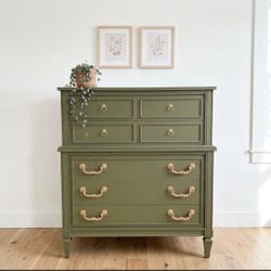 Vintage Green Dresser