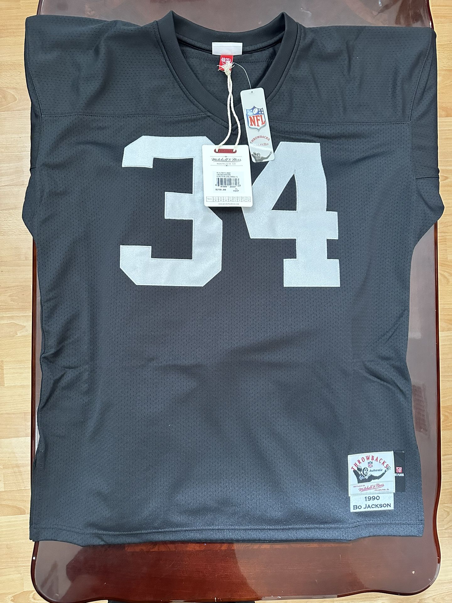 Bo Jackson Las Vegas Raiders Mitchell & Ness Jersey X-LARGE