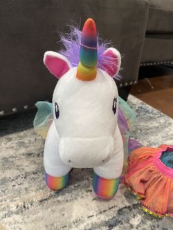 Build A Bear Unicorn W/skirt