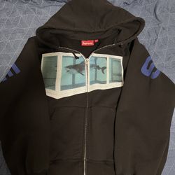 Supreme Damien Hirst Zip Up Hooded Sweatshirt 