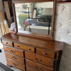 Dresser With Mirror $80 Black Dresser $60