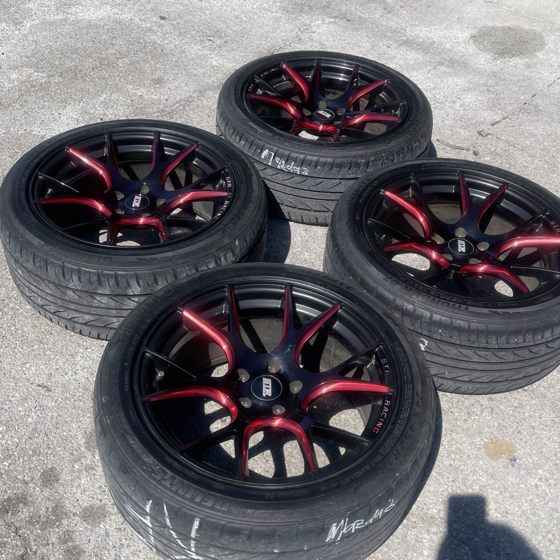 STR RACING 18” Wheels & Tires