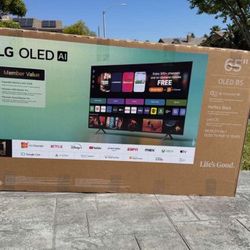 65B5 65” Lg smart 4k oled hdr tv 