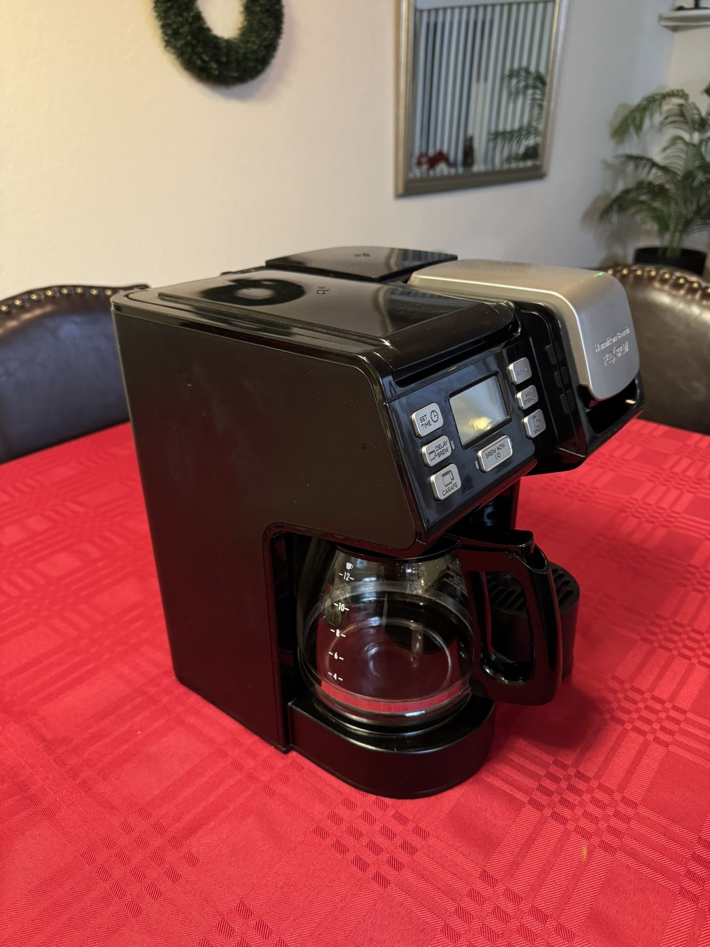 Hamilton Beach 12 Cup Coffee Maker and K-cup Brewer
