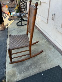 Antique primitive rocking chair
