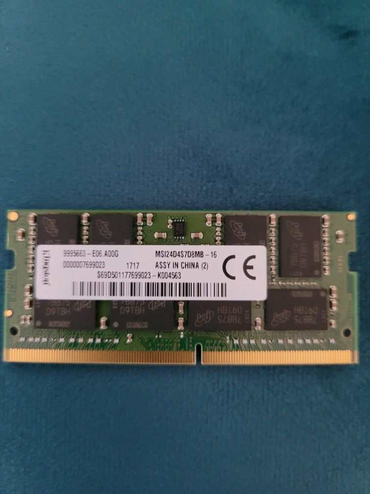 Kingston 16GB DDR4-2400MHz PC4-19200