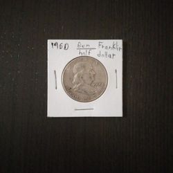 1960 Benjamin Franklin Half Dollar 