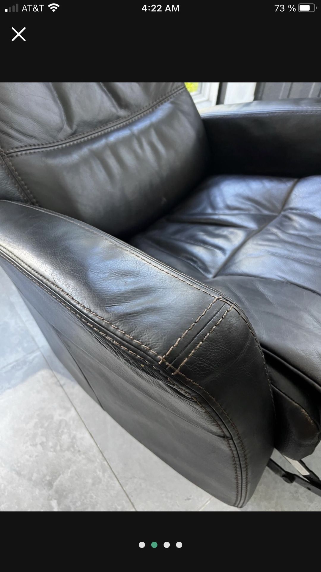 $220 Leather Chair Work Perfect