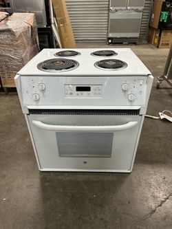Estufa Eléctrica GE Blanca de 27” Nueva / New GE 27” Electric Range