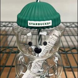 Starbuck Bearista Glass Cup 