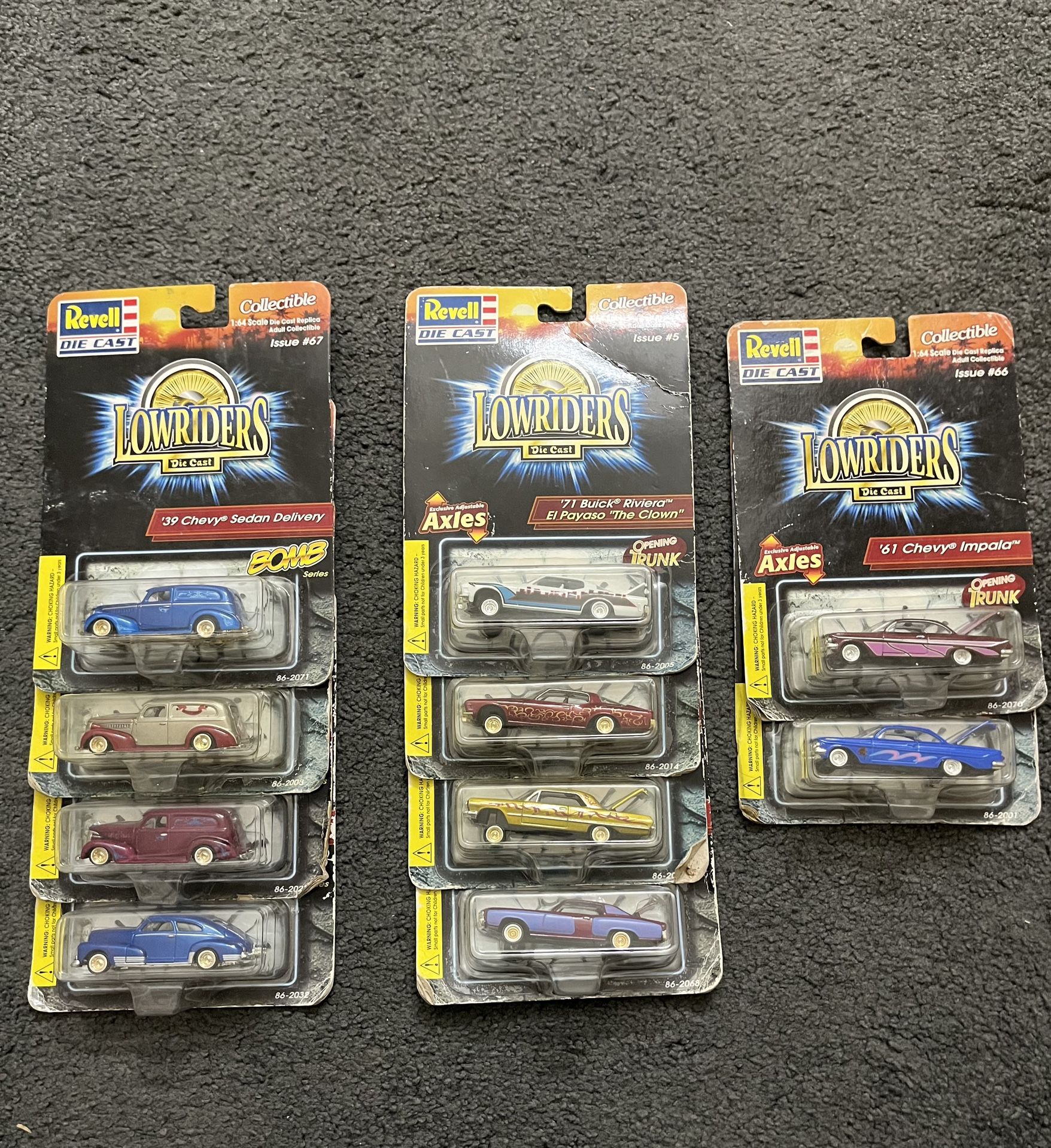 Revell Die Cast Lowriders 1:64 Scale
