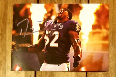 Ray Lewis Autographed Photo
