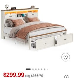 King Size Bed Frame White