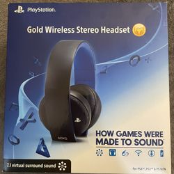 PlayStation Gold Wireless Headset