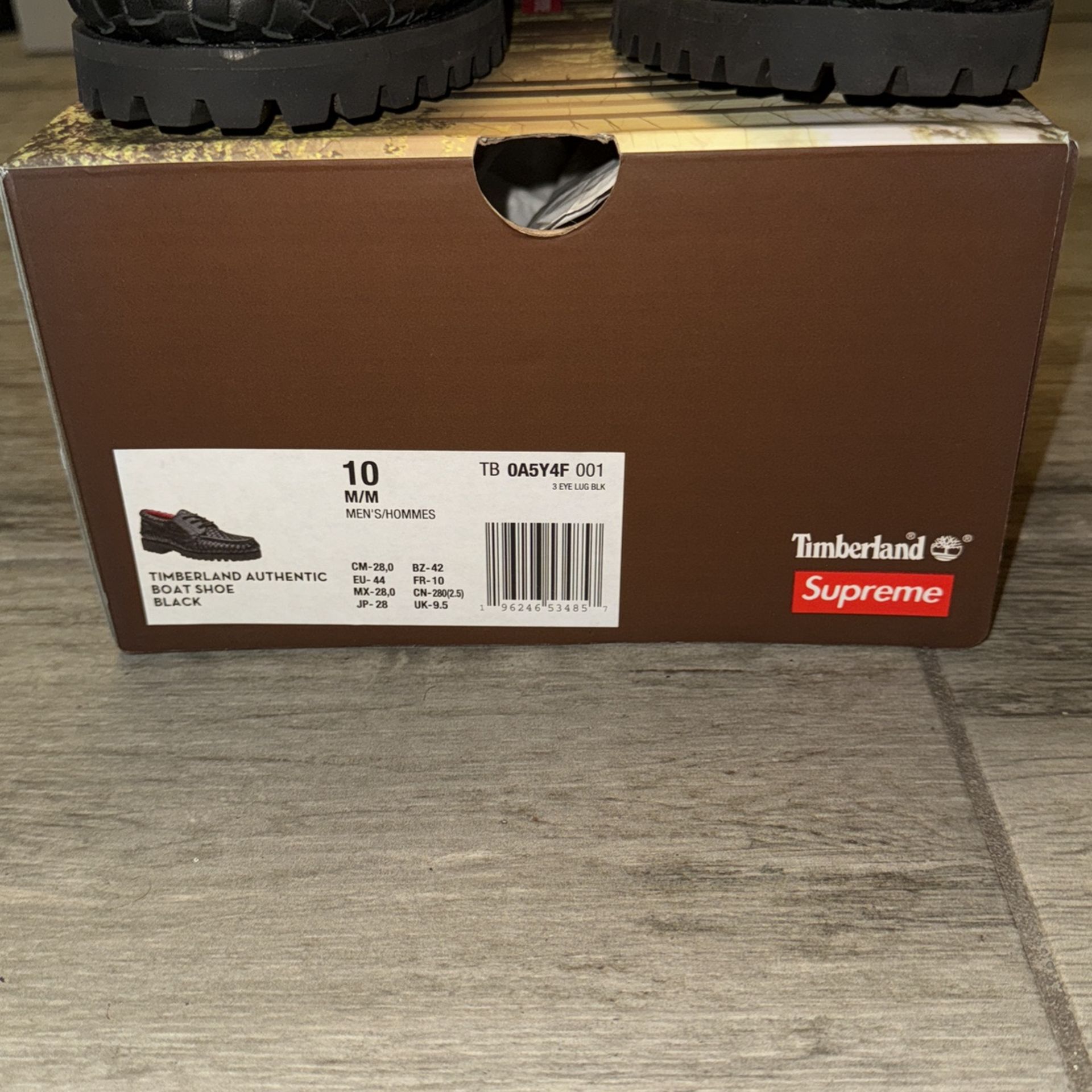 Timberland X supreme 3 Eye Classic Lug Black 