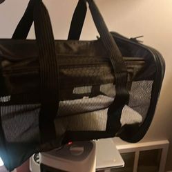 Medium Pet Carrier And Collapsible Bowl 
