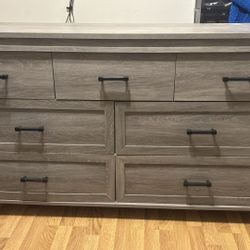 Modern Grey TV Stand Drawer