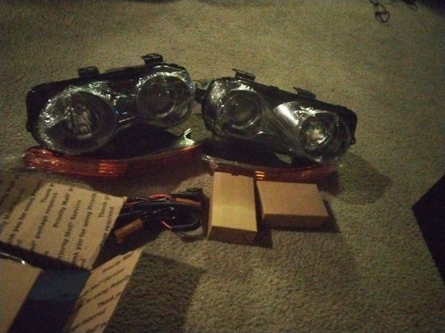 Acura Integra Gsr Projection Headlights Wire Harness Plus Blinker Lights