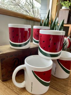 Vintage Watermelon Mugs