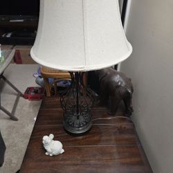 End Table With Lamp X2