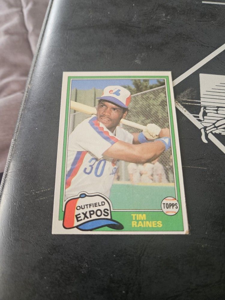 1981 Topps Tim Raines Baseball Card