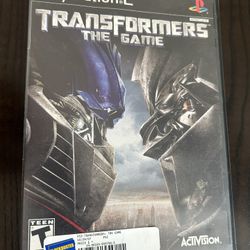 Transformers: The Game (Sony PlayStation 2, 2007) CIB PS2 