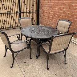 Beautiful Nice Wrought Iron Metal Patio Set 5pc