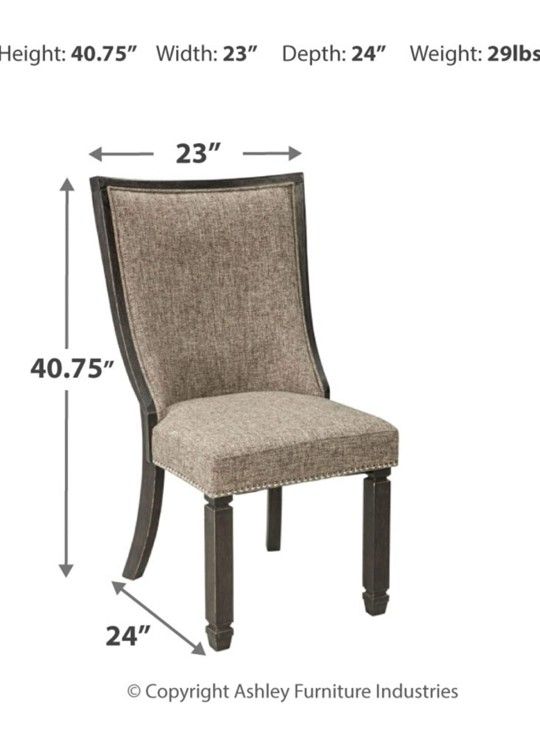 Ashley Furniture Dining Chairs 2pk..BRAND NEW..CAN DELIVER for Sale in