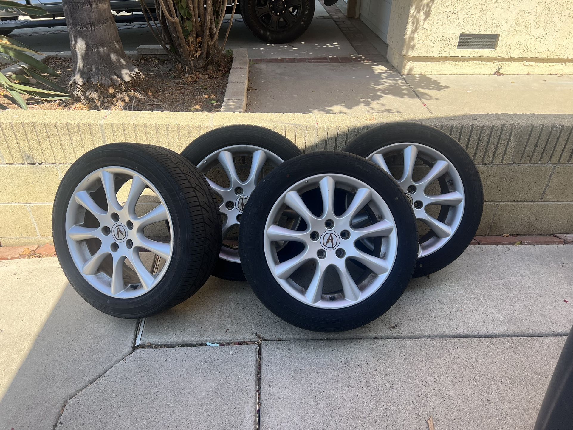 Acura TSX 17x7 Enkei Wheels 5x114.3  215/50/17