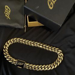 GLD 20mm Gold Plated Cuban Link 