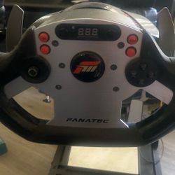 Fanatek Racing Wheel With Pedals And Racing Seat