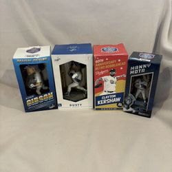 Bobblehead Lot Of 4x Los Angels Dodgers 