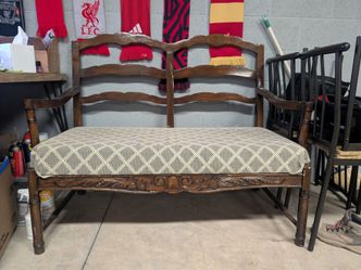 Bench with cushion