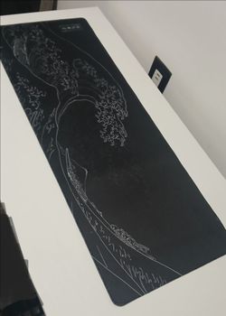 black large mouse pad