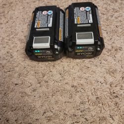 RYOBI BATTERIES 
