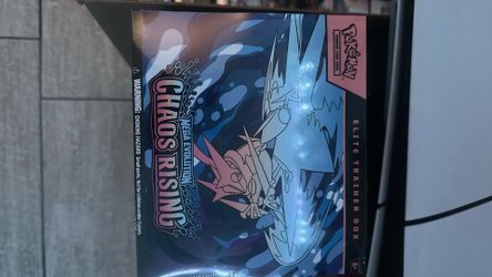 Pokemon cards chaos rising elite trainer box (DESCRIPTION)