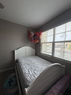 Full Size White Bed Frame