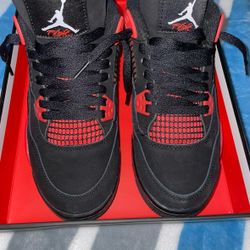 thunder red jordan 4s