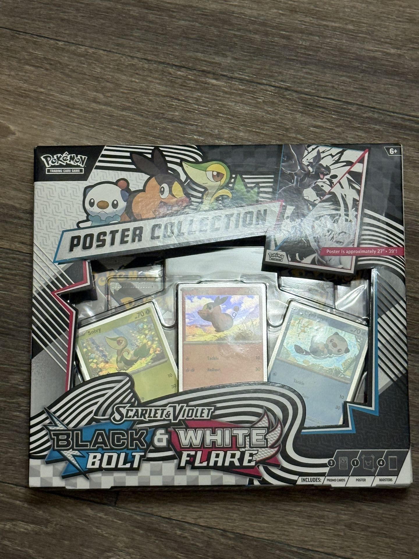 Pokemon TCG Black Bolt White Flare Poster Collection