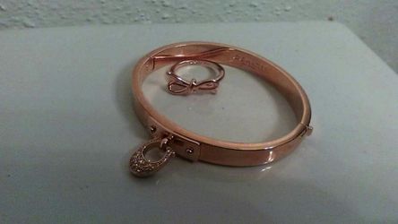 Coach bracelet and ring