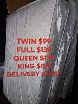 California king King queen twin full Mattress bed delivery