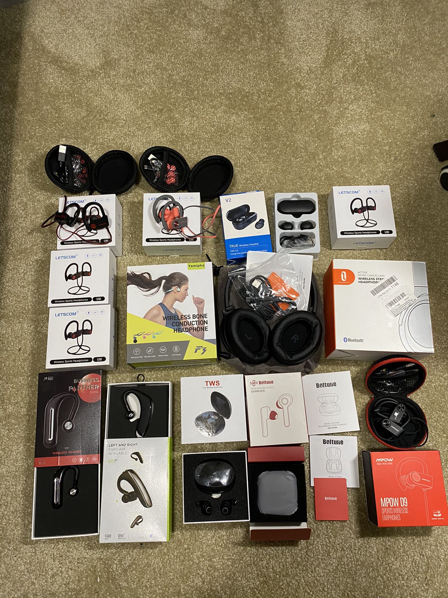 Wireless Earbuds & Headsets!!! $30 or less