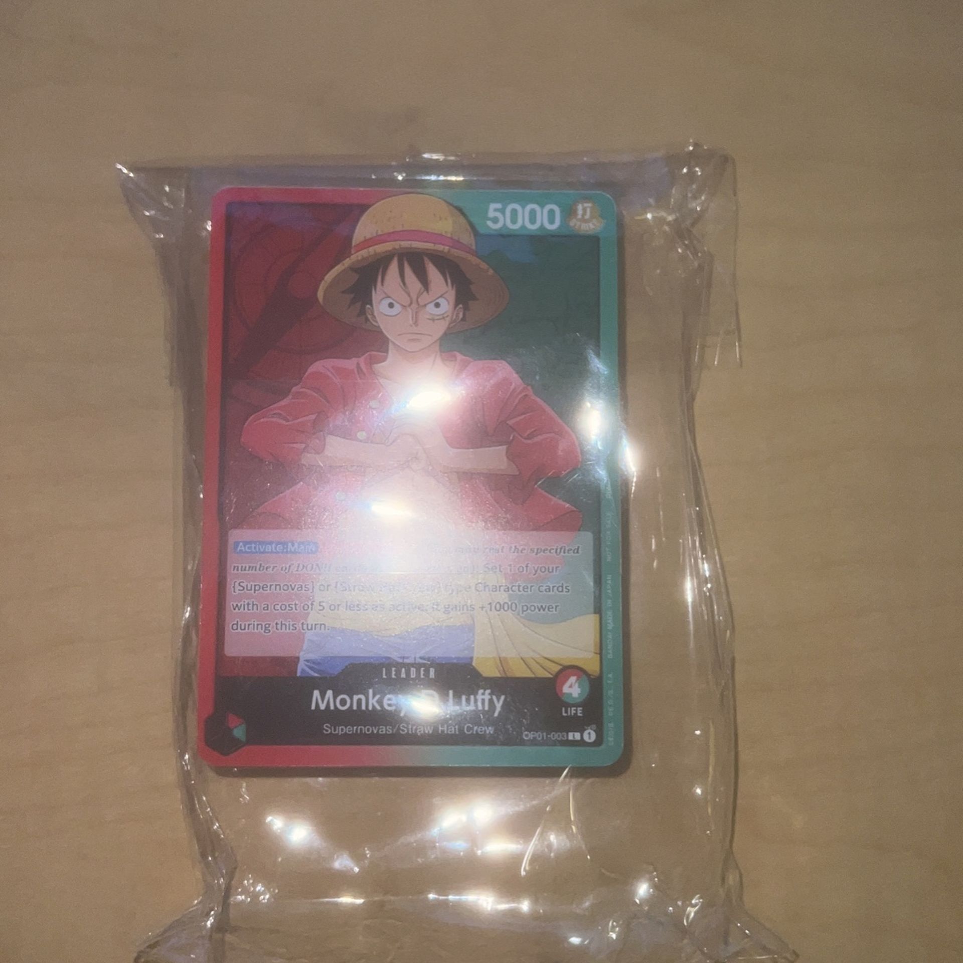 Luffy Promo Deck One Piece Card Game